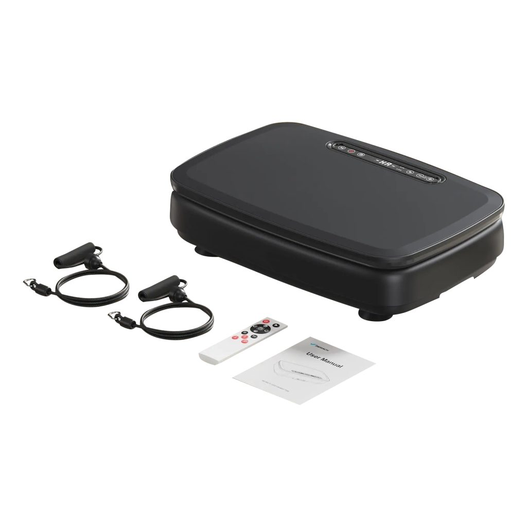 Vibration Plate Exercise Machine with Light Whole Body Workout Power Vibrate Platform