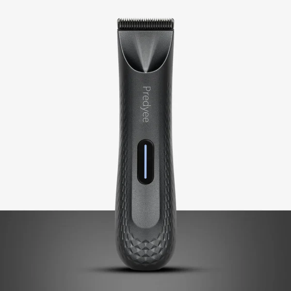 Men's Electric Groin Hair Trimmer - Waterproof Body Groomer with Replaceable Ceramic Blade