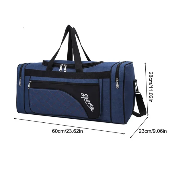 Large Capacity Dry Wet Separation Gym Bag - Portable, Multifunctional & Wear-Resistant for Travel and Swimming - Image 8