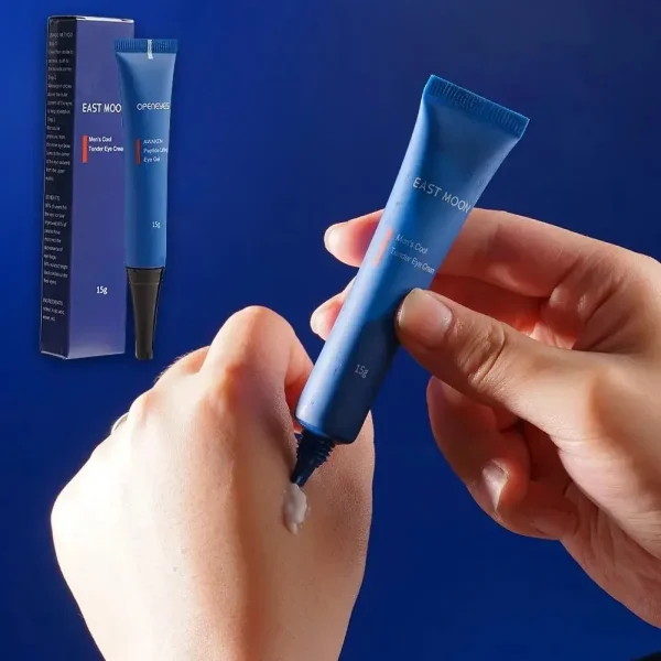 Men Eye Cream Hyaluronate Cool Eye Gel Moisturizing under Eye Cream for Dark Circles Puffiness Fine Lines Eye Care - Image 7