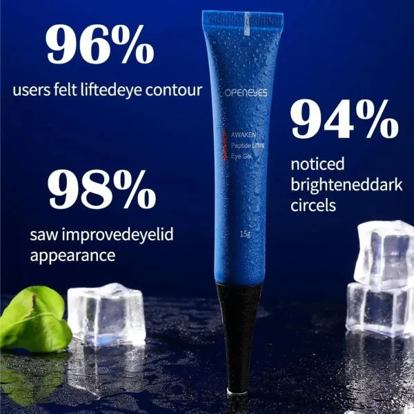 Men Eye Cream Hyaluronate Cool Eye Gel Moisturizing under Eye Cream for Dark Circles Puffiness Fine Lines Eye Care - Image 4