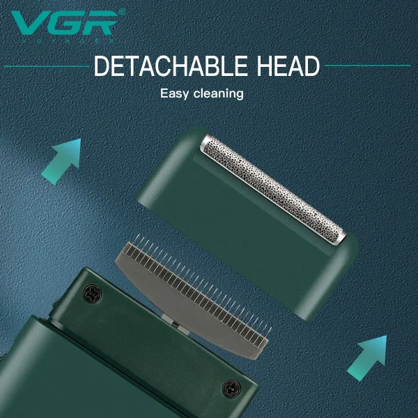 Mini Single Blade Cordless Beard Trimmer Razor Rechargeable Foil Electric Face Body Shaver for Men - Image 7