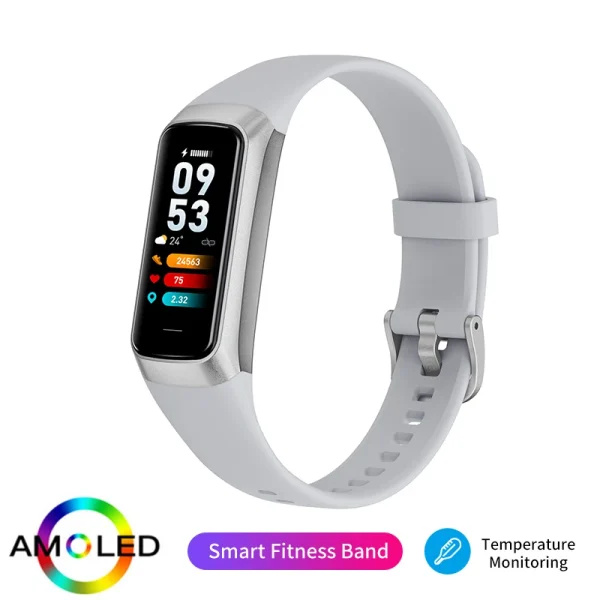 Smartwatch Band - Heart Rate Monitoring Waterproof Men Smart Bracelet Sport Fitness Tracker - Image 9