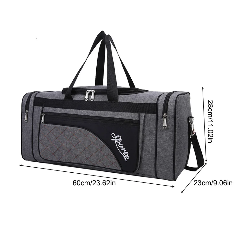 Large Capacity Dry Wet Separation Gym Bag - Portable, Multifunctional & Wear-Resistant for Travel and Swimming