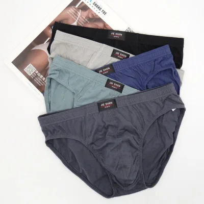 Ultimate Comfort 5-Pack Men's Cotton Briefs - Breathable & Plus Size Underwear for Summer